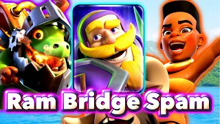 Knight × Ram Bridge Spam is very strong deck😘-Clash Royale