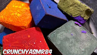 Dyed Gym Chalk Crush | Sleep Aid | Oddly Satisfying | ASMR