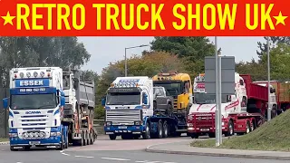 Trucks Leaving | RETRO TRUCK SHOW 🇬🇧 Gaydon UK 2022