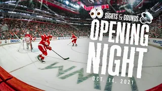 Detroit Red Wings Opening Night 2021 - Sights and Sounds