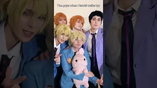 Had to do this silly old trend with the Host Club 😂 #ouranhighschoolhostclub #ohshc #cosplay