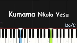 Kumama Nkolo Yesu | EASY PIANO TUTORIAL BY Extreme Midi