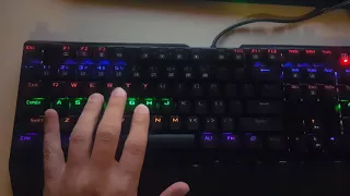 Redragon Hara/Andromeda gaming keyboard light effects