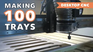 Extreme Efficiency With A Desktop CNC Router // Andy Bird Builds