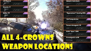 [Generation Zero] All 4 Crowns - Exceptional Weapon Locations That You Can Find in Game!!!