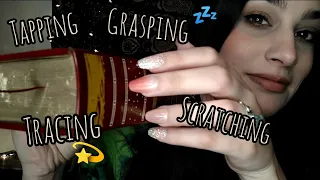 ASMR Book Haul 📚 | Fast & Aggressive Tapping, Scratching, Grasping, Tracing