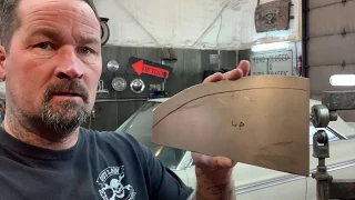 Metal Shaping: Forming a curved panel with a flange