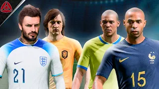 КУБОК НАЦИЙ 4 НА 4 ICON EDITION I EA FC 24 I RONALDO, CHARLTON, HENRY, CRUYFF