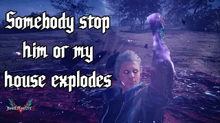 Super Vergil completely destroys DMD Urizen in less than 30 seconds