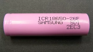 Литиевый аккумулятор 18650 Samsung ICR18650-26F 2600 mAh: обзор, тест, отзыв - купить на АлиЭкспресс