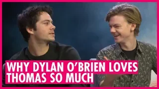 Why Dylan O'Brien Loves Thomas Brodie-Sangster. Maze Runner: Death Cure Interview