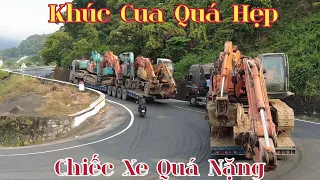 NÍN THỞ XEM PHA NỐI ĐUÔI NHAU VƯỢT ĐÈO HẢI VÂN KỊCH TÍNH CỦA XE ĐẦU KÉO CƠ GIỚI