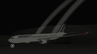 Air France Flight 447 - Sad Crash Animation