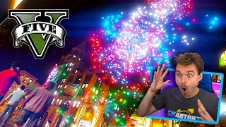BIGGEST GTA 5 New Years Eve Fireworks Display! Happy New Year! Happy 2019!