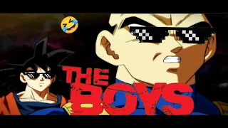 VEGETA VS 9 UNIVERSE | THE BOYS MEME Goku thug life moment Goku funny moments #goku theboysmeme