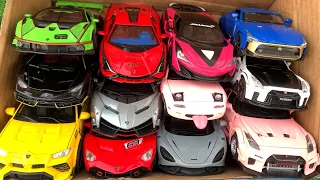 Box Full of Model Cars -Nissan GTR R50, Lamborghini Scv12, Lamborghini Sian, McLaren 720s, Mazda Mx5