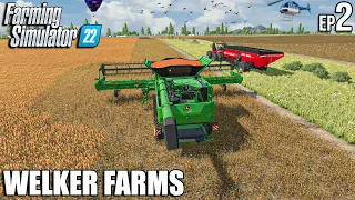 SORGHUM Harvest and LOAD with JOHN DEERE X9 | Welker Farms | Farming Simulator 22 | Timelapse 2