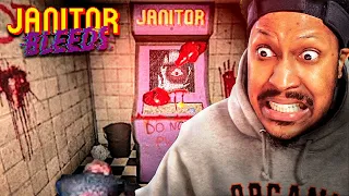 THIS HAUNTED ARCADE MADE ME LITERALLY CRY | Janitor Bleeds