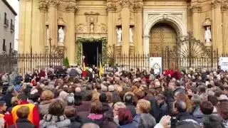 Momento de la apertura de la puerta santa en el Año de la Misericordia