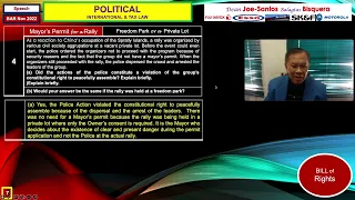 POLITICAL International TAX Law - BAR Nov 2022 - Dean Joe-Santos Balagtas Bisquera SUGGESTED ANSWERS