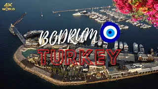 🔴 Glorious Bodrum Castle View, Yalıkavak Palmarin Marina, Turgutreis Marina and Sea View by Drone