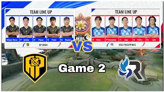 AP.Bren vs RSG Game 2 - MPL PH Filipino Season 13 Week 6 #apbren #rsg #mobilelegends