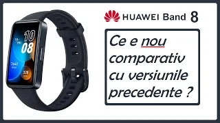 Huawei Band 8  - Unboxing si review | Comparare cu band 7 si 6