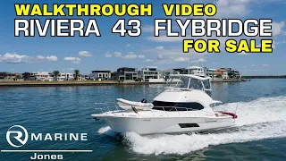 Boat for Sale: 2011 Riviera 43 Open Flybridge walkthrough video