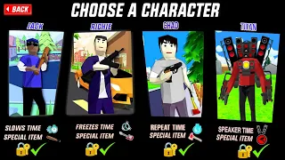 HOW TO UNLOCK ALL CHARACTERS IN DUDE THEFT WARS 🔓🔑 | OLD VERSION GAMEPLAY #575