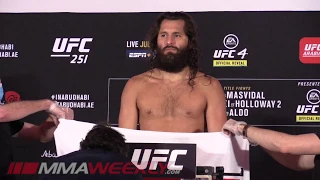 UFC 251 Weigh-Ins: Jorge Masvidal & Jose Aldo Barely Make Weight  | Fight Island