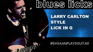 Larry Carlton Style Lick in G