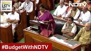Budget 2019: India Will Be $3 Trillion Economy This Year: Nirmala Sitharaman In Budget