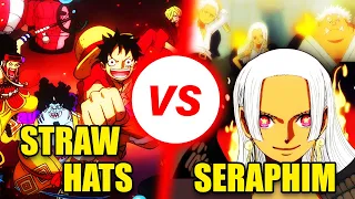 Who's REALLY Stronger? | Full Manga Fight | Straw Hat Pirate vs All Seraphim's