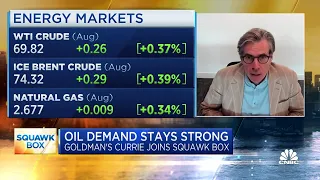 We think the fundamentals will eventually materialize in WTI & Brent: Goldman Sachs' Jeff Currie