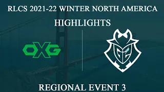 [RLCS Highlights] OXG vs G2 | RLCS 2021-22 Winter: North America | 18 February 2022