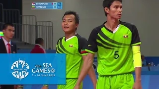 Sepaktakraw Mens Doubles SIN vs MYA  (Day 9) | 28th SEA Games Singapore 2015