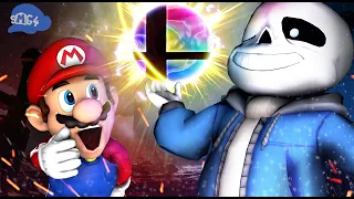 SMG4: Sans's First Day In Smash Bros