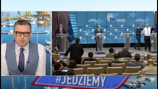 #Jedziemy | Inspekcja von der Leyen w Polsce. Donald Tusk witał ją na baczność | M. Rachoń 2/4