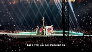 Look What You Made Me Do [In 4K with Lyrics] - Taylor Swift LIVE The Eras Tour Singapore March 2024