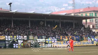 Il tifo dei "Boys" in Altovicentino Parma, Serie D 2015/16