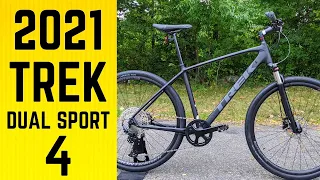 MAJOR UPGRADE | 1x11 |  2021 Trek Dual Sport 4 Hybrid Feature Review and Weight