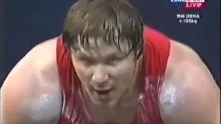 Frank Rothwell's Olympic Weightlifting History 2005 WWC Evgeni Chigichev, Silver +105 Kg