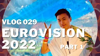 vlog 029 : Eurovision 2022 in Turin including Semi Final 1 Live Reaction from Eurovision Village