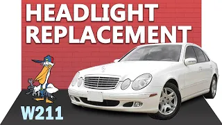 Mercedes-Benz W211 E-Class Headlight Replacement