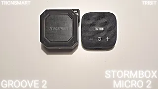 Tronsmart Groove 2 Vs Tribit Stormbox Micro 2 (Max Volume Outdoor Test)