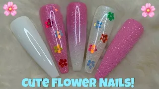 Cute Spring Flower Nails | Nail Sugar | Madam Glam