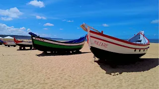 Discover Nazaré, Portugal: A Breathtaking Coastal Gem 🌊🇵🇹 4K Walking Tour