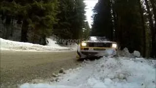 Walter Röhrl Audi S1 Urquattro Crash Lavanttal Rallye 2013