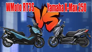 2022 WMoto RT3S vs 2022 Yamaha X-Max 250