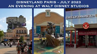 DISNEYLAND PARIS JULY - FIRST EVENING  AT DLP | Walt Disney Studios and Earl of Sandwich